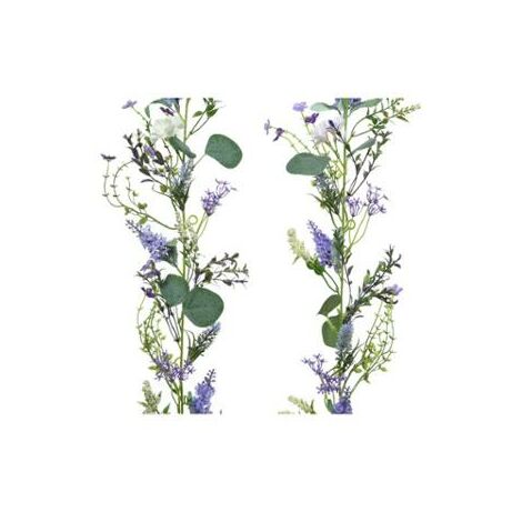 Lavanda finta LOUISE in vaso decorativo, viola chiaro, 30cm, Ø3cm