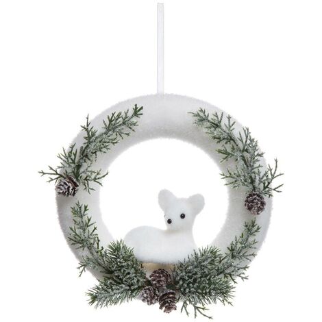 Ghirlanda con personaggio 22cm in polistirolo - Feeric lights & christmas