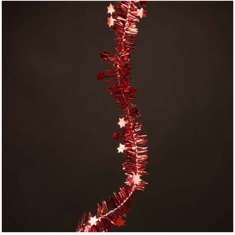 Ghirlanda con stelle rosse