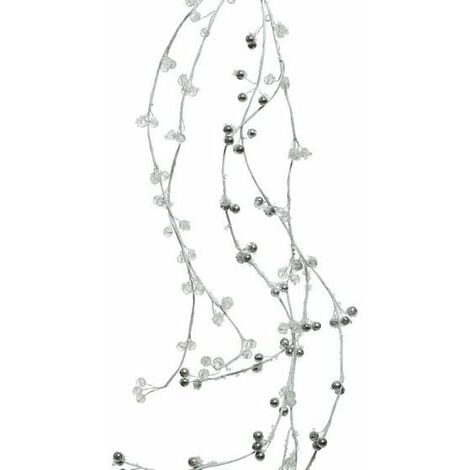 Ghirlanda da appendere con neve Ghiaccio dim 5x10x110 cm