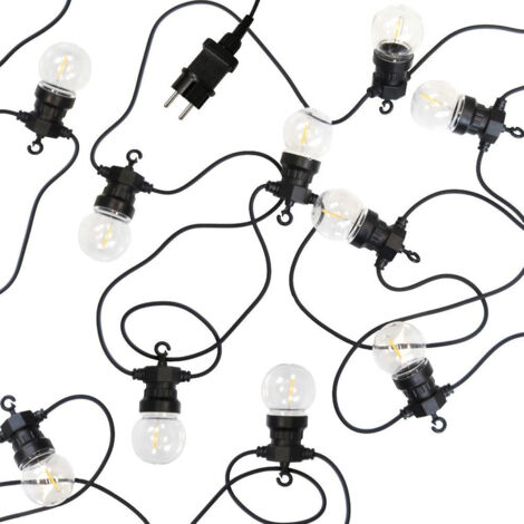Ghirlanda da giardino a LED 7,5 m 10 pezzi.