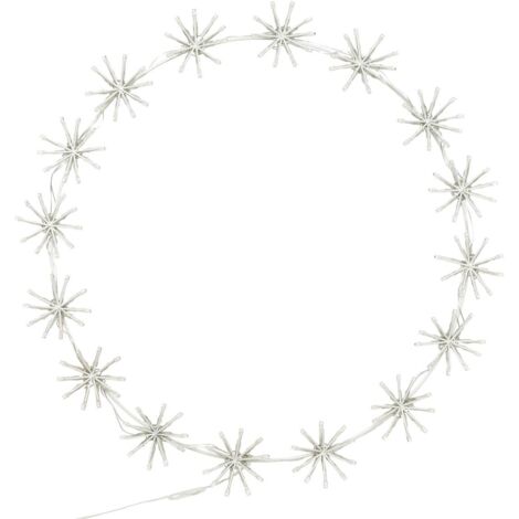 Ghirlanda decorativa per esterni d50cm 160 led bianco caldo con trasformatore - Feeric lights & christmas