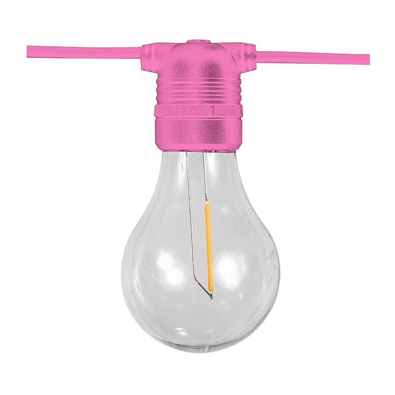 Allegra Luce a stringa per interni ed esterni. 10 lampadine led a luce calda. Prodotto in Spagna
