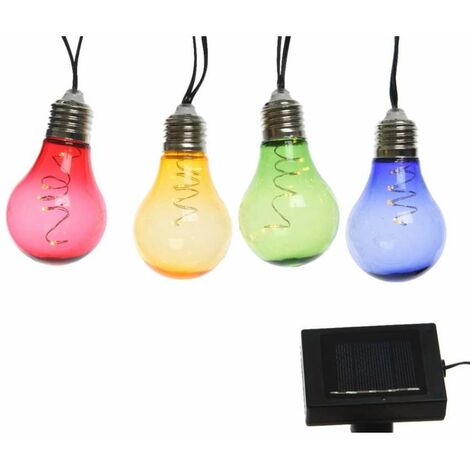 Ghirlanda di Luci LED Lumineo Nero Multicolore Bianco Caldo 4,5 m LED RGB 10