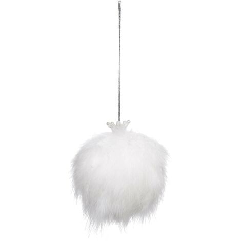 Ghirlanda di palline in tessuto soggetto natalizio 8 cm - Feeric lights & christmas