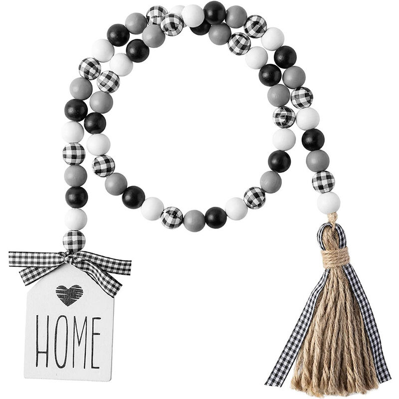 Regali - Ghirlanda di perline di legno scozzesi da...