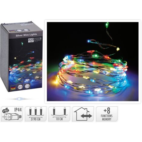 Ghirlanda luminosa christmas-decoration 320 LED multicolore 3190 cm