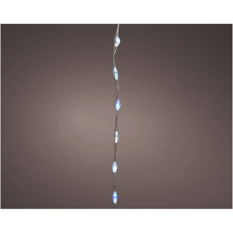Ghirlanda micro LED extra densa colori pastello lampeggianti 900cm 567l cavo argento