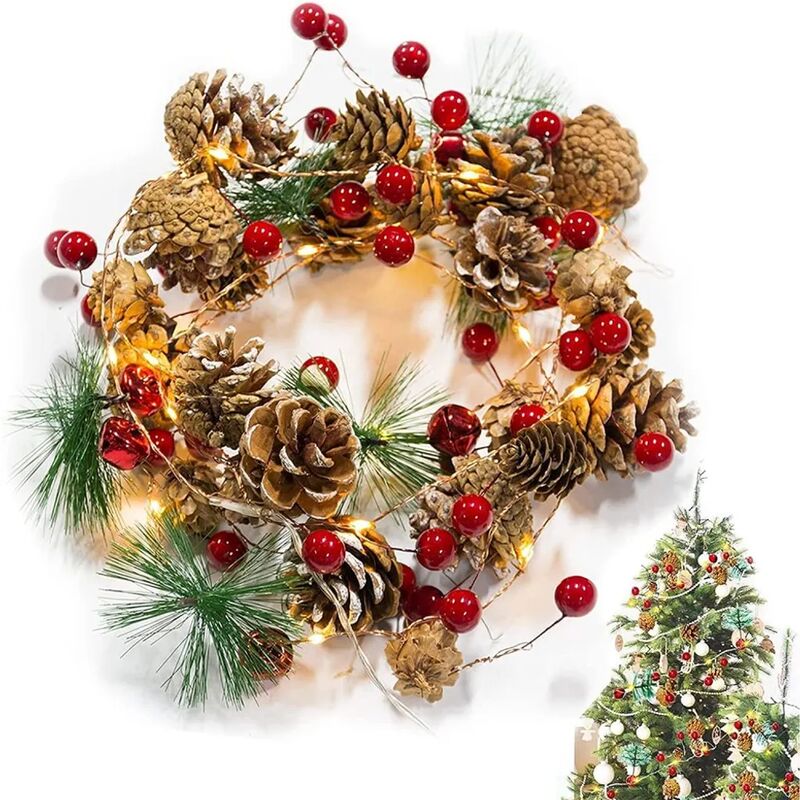 Ghirlanda natalizia a led con luci