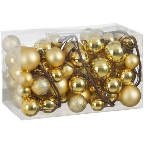 GHIRLANDA PALLINE ORO 180CM EDELMAN