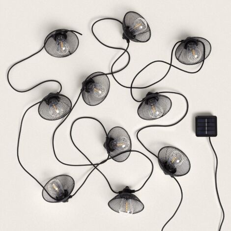 Ghirlanda Solare per Esterni LED per Lampadine Kodos 6,5 m 3000K Bianco Caldo