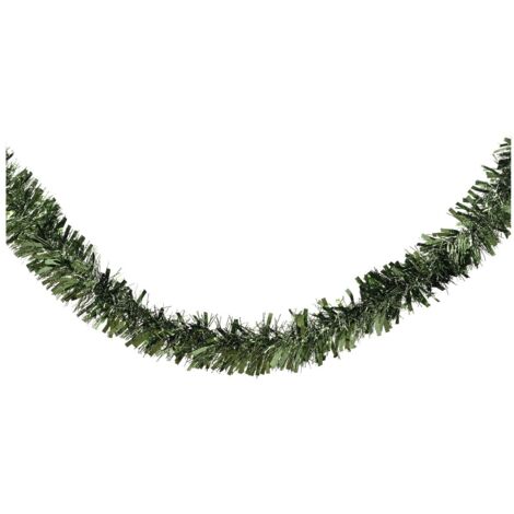 Ghirlanda Tinsel verde pino d10x200cm