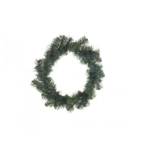 Ghirlanda tonda natalizia "Bellamonte" color Verde dietro porta 40 cm decorazione Natalizia