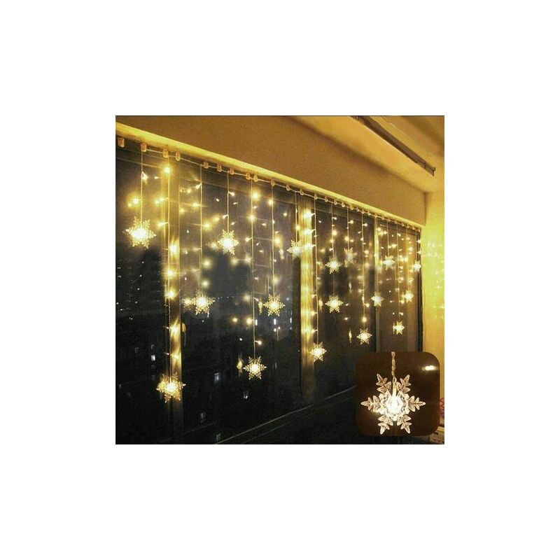 Ghirlande di luci lampeggianti a LED con fiocchi