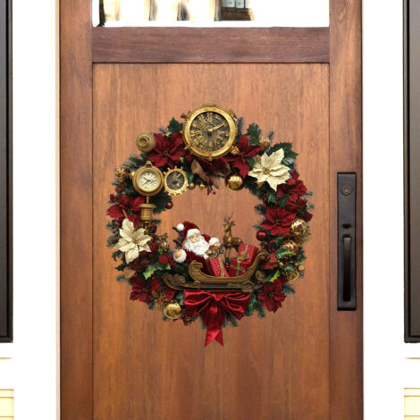 Ghirlande natalizie 3D per finestre, adesivi decorativi da appendere per le feste, adatti per decorazioni di Halloween e Natale.