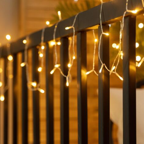 EFECTOLED Ghirnalda LED Solare Per Esterni Lilac 5m 3000K Bianco Caldo