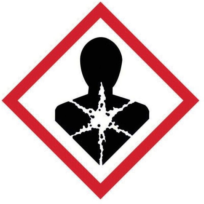 Sitesafe - ghs Health Hazard Symbol - Self Adhesive Vinyl (50X50mm) Pk. of 10