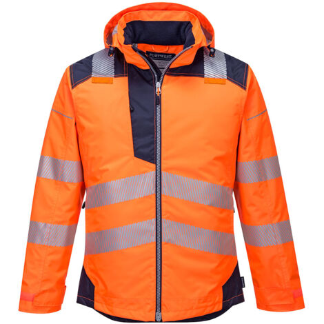 Giacca Ad Alta Visibilità Vision Arancione Arancio-Navy XL