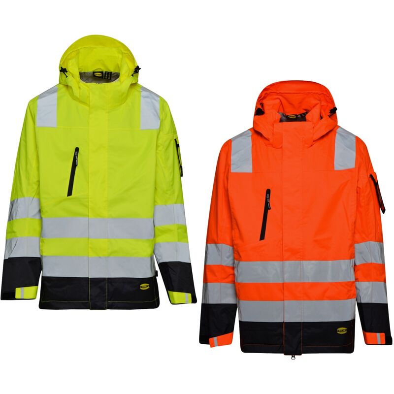 Image of Giubbotto lavoro alta visibilità Diadora HV Jacket External Shell - XXL - Giallo - Giallo