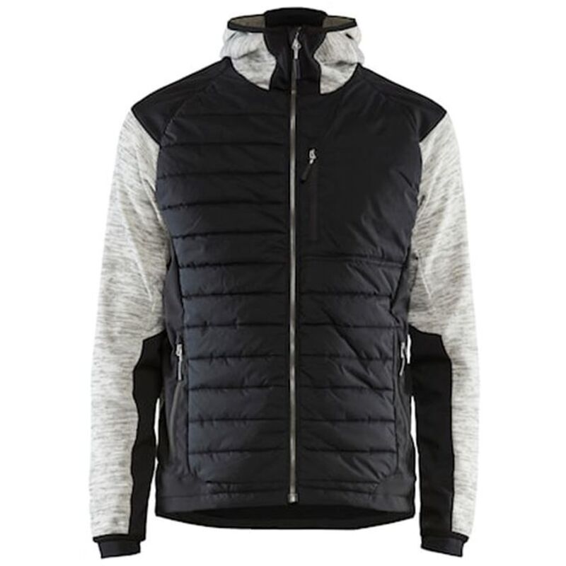 Veste de travail à capuche hybride gris granulé/noir T3XL - blåkläder - 593021179099XXXL