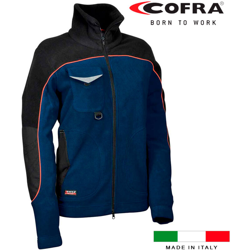 Image of Cofra - E3/80599 giacca donna fodera pilota blu navy nero tg m