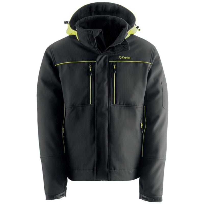 Image of Giacca da lavoro imbottita Kapriol Dynamic softshell - s - Nero