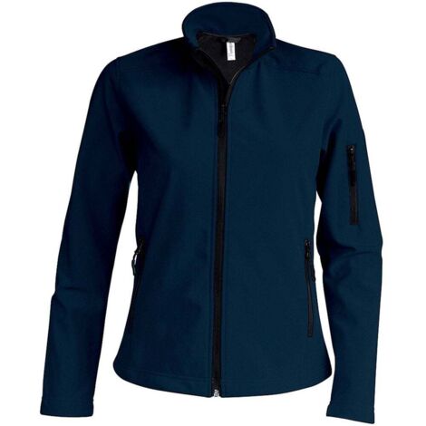 Giacca da lavoro da donna in softshell Kariban Blu navy M