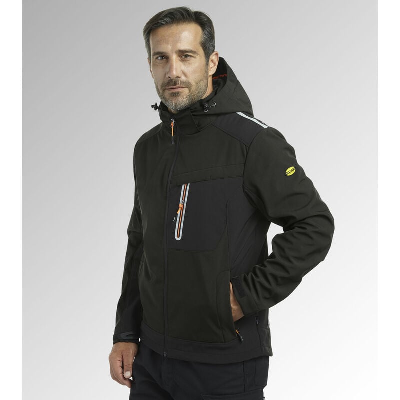 Veste de travail softshell carbon tech - Gris Asphalte m