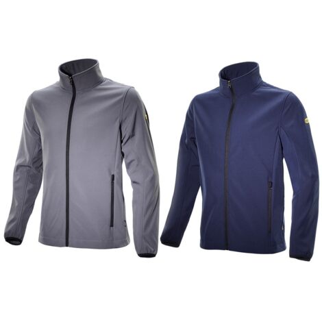 Giacca da lavoro Diadora Utility Softshell Level Litework - L - Grigio