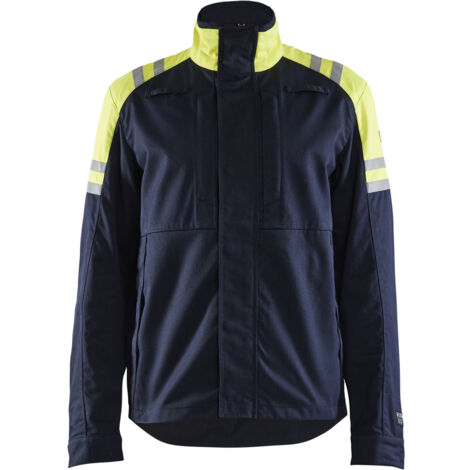 Giacca da lavoro ignifuga Inhérent Steel 4505 - Blu marino/Giallo XXL