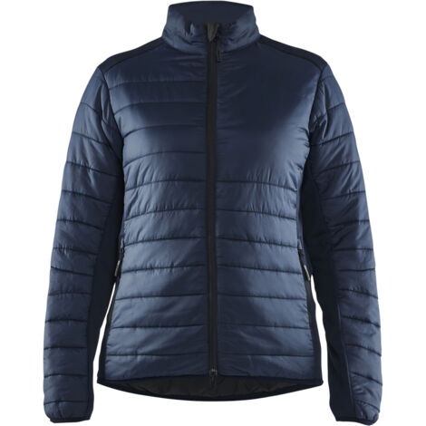 Giacca da lavoro imbottita foderata donna 4715 - Blu navy XL
