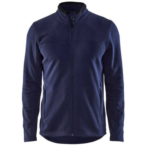Giacca da lavoro in micropile 4895 - Blu navy L