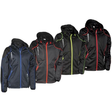 Giacca da Lavoro in Softshell Cofra Jacuzia  Grigia Grigio S