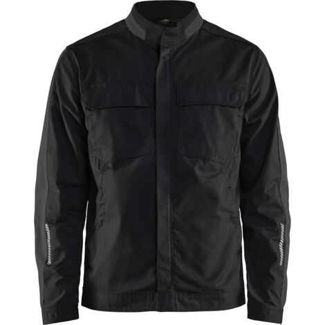 Giacca da lavoro industriale stretch 2D 4444 - Nero/Grigio scuro S