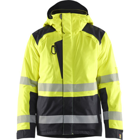 Giacca da lavoro invernale ad alta visibilità 4455 - Giallo/Nero 4XL