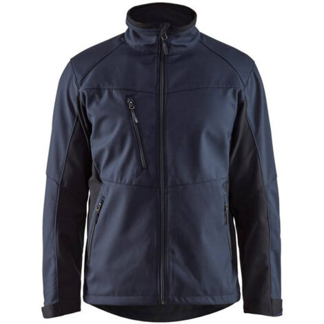 Giacca da lavoro softshell 4950 - Blu scuro/Nero XL