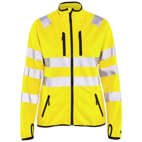 Giacca da lavoro softshell alta visibilità donna 4926 - Giallo fluorescente S