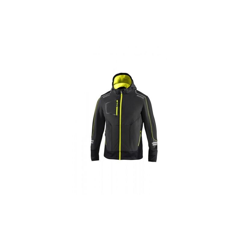 Marca - sparco giubbino york grey yellow tg l