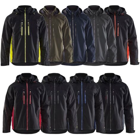 Giacca da lavoro tecnica foderata 4890 - Nero/Rosso L