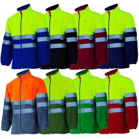 Giacca di pile Velilla 183 - XXXL - Blu/Giallo