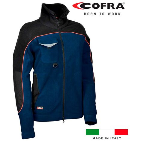 Giacca donna pile rider blu navy nero petto taglia s