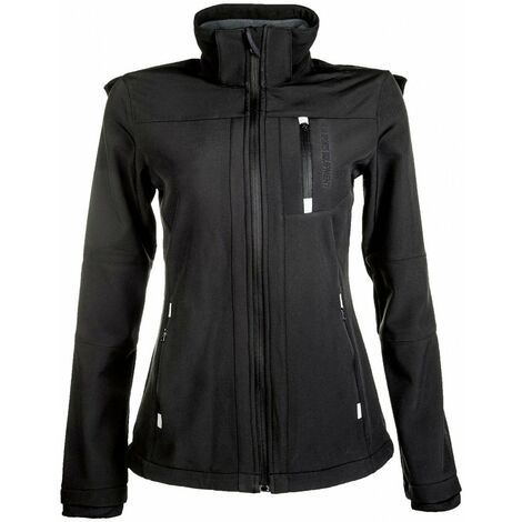 Giacca equitazione donna in tessuto tecnico Softshell modello Sport: XXL, blu scuro
