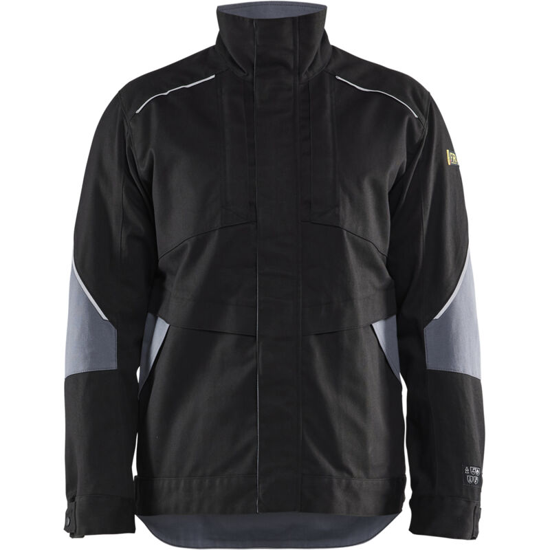 Giacca da lavoro ignifuga 4061 - Nero/Grigio chiaro S