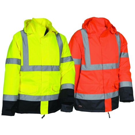 Giacca Imbottita Namsos Ad Alta Visibilita' - tg.S - giallo fluo/navy