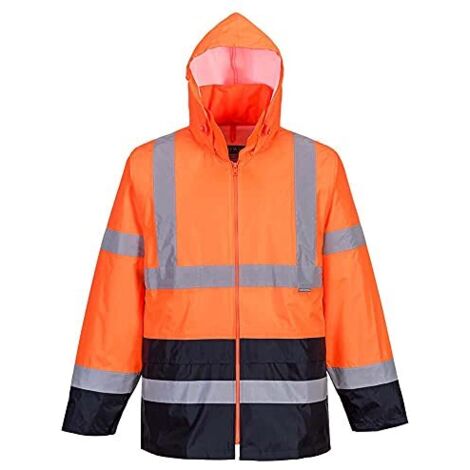 Giacca impermeabile Hi-Vis bicolore Arancione/Marine S