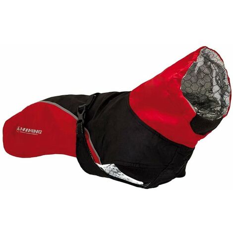Giacca impermeabile Hiking Nanga Rosso con dettagli riflettenti protegge fino a -10C°: 65 cm