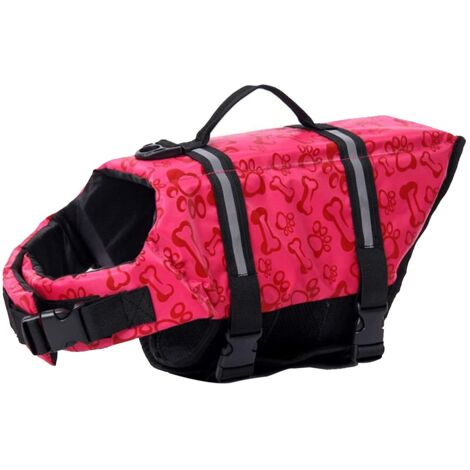 Giacca impermeabile per cani, poliestere, S, rosa
