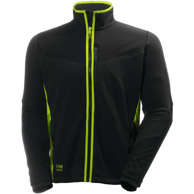 Image of Giacca in pile magni nero / lime - Helly Hansen