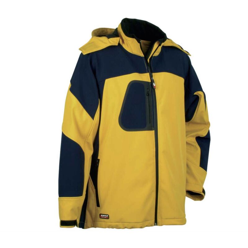 Image of FAR - giacca lavoro giaccone giubotto invernale uomo cerniera zip giallo cofra tg 62
