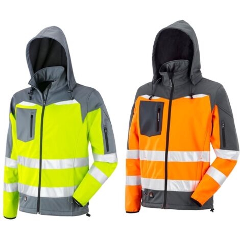 Giacca softshell alta visibilità Neri Casilina - L - Giallo